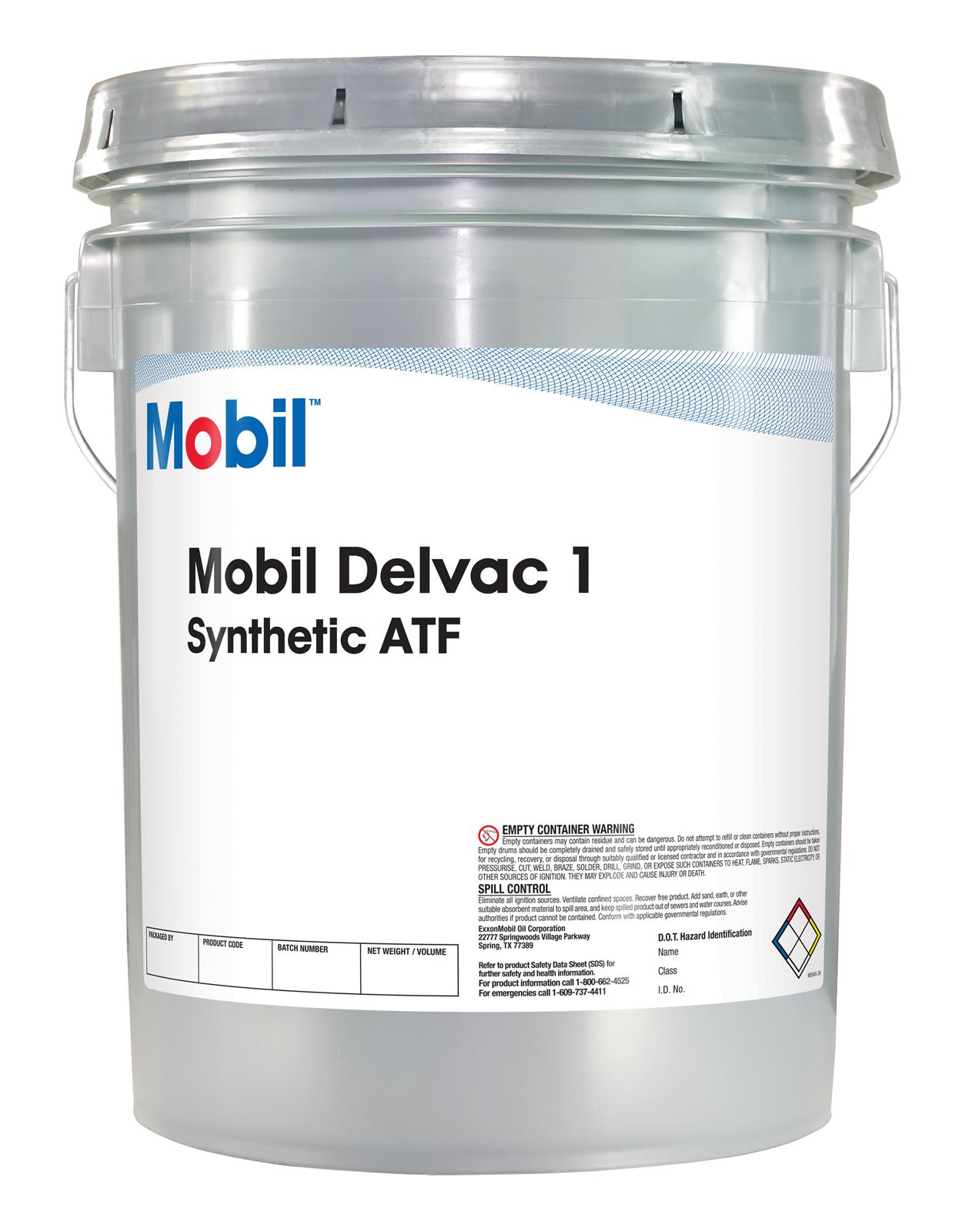 MOBIL DELVAC 1 SYNTHETIC ATF, TES-295 , 5 Gallon Pail