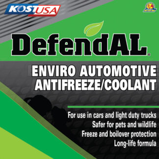 DEFENDAL ENVIRO AUTO ANTI FREEZE - GREEN 100% FULL STRENGTH CONCENTRATE PROPYLENE GLYCOL - 55 GALLON DRUM