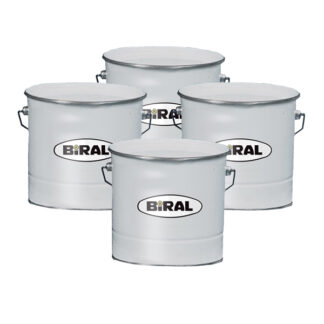 BIRAL NMG NO MELT GREASE NLGI-2 100% SYNTHETIC GREASE - 5KG (11.2 LB ) CAN - CASE OF 4