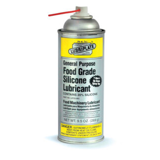 L0723-063-S LUBRIPLATE GENERAL PURPOSE FOOD GRADE SILICONE LUBRICANT AEROSOL, PACKAGING & MOLD RELEASE AGENT - 9.5oz AEROSOL CAN (single)