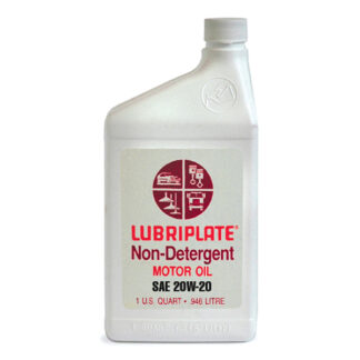 L0806-054 LUBRIPLATE NON-DETERGENT MOTOR OIL SAE 20W-20 -  CASE OF 12 - 1 QUART BOTTLES