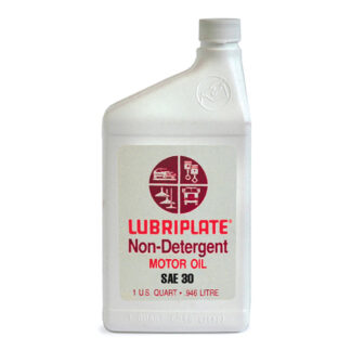 L0807-054 LUBRIPLATE NON-DETERGENT MOTOR OIL SAE 30 -  CASE OF 12 - 1 QUART BOTTLES