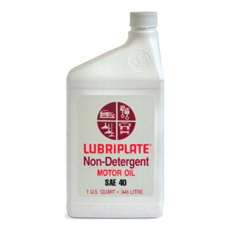 L0808-054 LUBRIPLATE NON-DETERGENT MOTOR OIL SAE 40 -  CASE OF 12 - 1 QUART BOTTLES