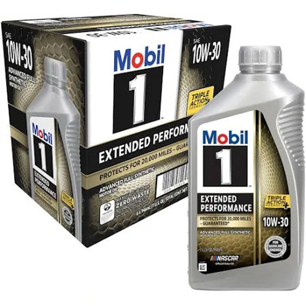 MOBIL 1 EP 10W30 -CASE OF 6 - 1 QUART BOTTLES