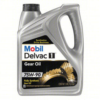 MOBIL Delvac 1 75W-90, 100% SYNTHETIC GEAR OIL - CASE OF 4 - 1 GALLON JUGS