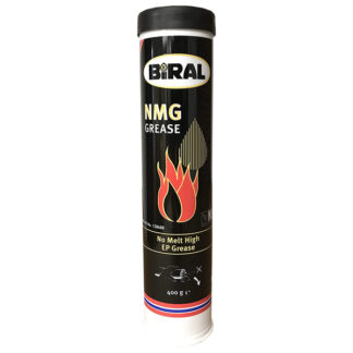 BIRAL NMG NO MELT GREASE NLGI-2 100% SYNTHETIC GREASE  - 400 GRAM (14.1 OZ) CARTRIDGES - SINGLE