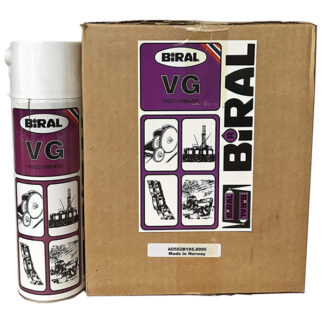 BIRAL VG 500ML AEROSOL (16.91 FLUID OZ.) CAN, OPERATES TO PLUS 130 DEGREE C - CASE OF 12