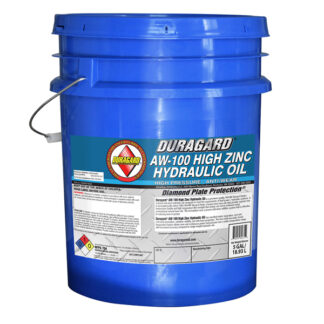 DURAGARD® DIAMOND PLATE®  AW-100 PREMIUM HIGH ZINC ANTI WEAR HYDRAULIC OIL - 5 GALLON PAIL