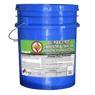 DURAGARD® INDUSTRIAL AW-46, PREMIUM HIGH ZINC ANTI WEAR, MICRO-FILTERED HYDRAULIC OIL - 5 GALLON PAIL
