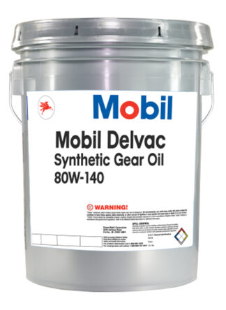 MOBIL DELVAC 100% SYNTHETIC 80W-140 (FORMERLY MOBILUBE SHC 80W140)  - 5 GALLON PAIL