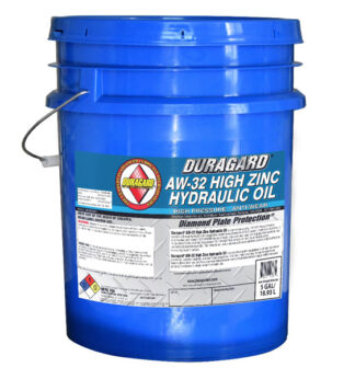 Duragard® Diamond Plate® AW-32 Premium High Zinc, Anti-wear, non foaming, HVI Multi-weight Hydraulic Oil - 5 GALLON PAIL