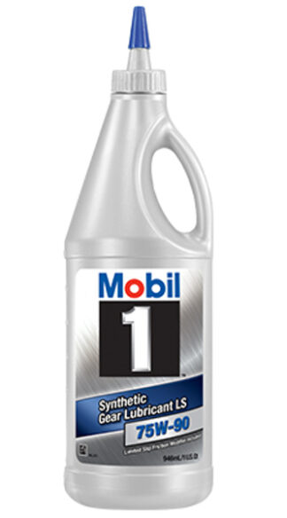 MOBIL 1 75W-90, 100% SYNTHETIC GEAR OIL - CASE OF 12 - 1 QUART JUGS