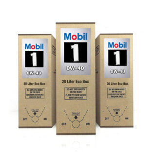 MOBIL 1 0W-40 100% SYNTHETIC ENGINE OIL (SUITABLE FOR MS-12633 6.4L HEMI USE)  - 20 LITER ECO BOX - SINGLE BOX