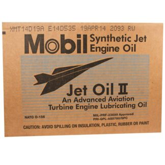 MOBIL JET 2 (MIL-PRF-23699) (NATO STYLE METAL CAN) - CASE OF 24 - 1 QUART CANS