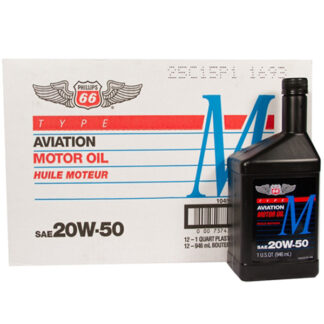 P66M20/50FT  Phillips 66 Type M 20w50 -  CASE OF 12 - 1 QUART BOTTLES