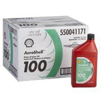 SHLAER100FT  AeroShell Oil 100 -  CASE OF 12 - 1 QUART BOTTLES