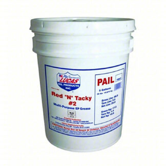 LUCAS OIL 10027 RED “N” TACKY GREASE NLGI # 2 - 5 GALLON - PAIL